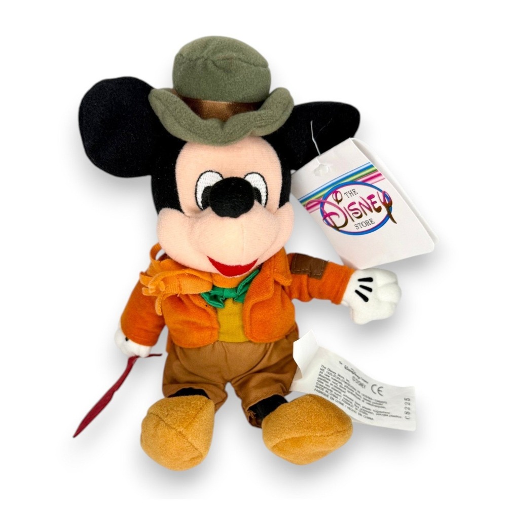 Bob Cratchit Mickey Mouse | Dickens Christmas | Vintage Disney Store Bean Bag